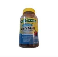 Spring Valley Zero Sugar Men's Multi Gummy 150 Count
