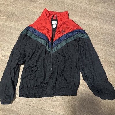 Sergio Tacchini Windbreaker Vintage Colorblock 90s Look (S)