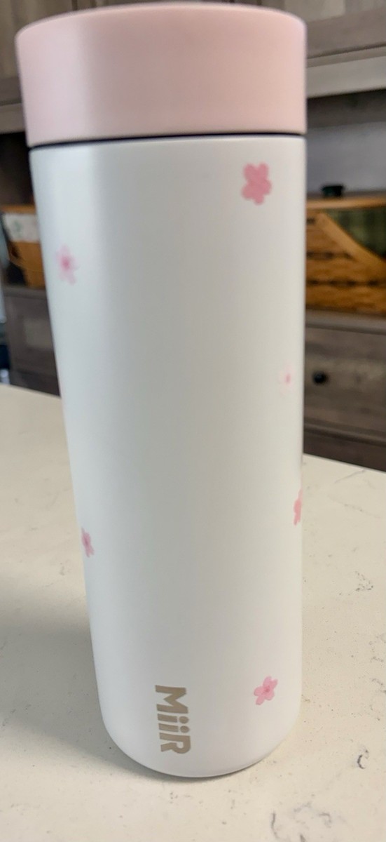 MiiR + Starbucks Cherry Blossom Pink 2026 bottle tumbler 16oz