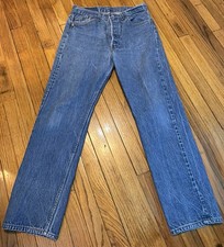 Vintage Levis 501xx Jeans Mens Fits 34x34 Button Fly Made In The USA