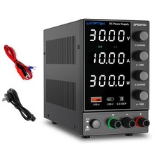 WANPTEK POWER Alimentatore da Banco 30V 10A, Alimentatore da Laboratorio