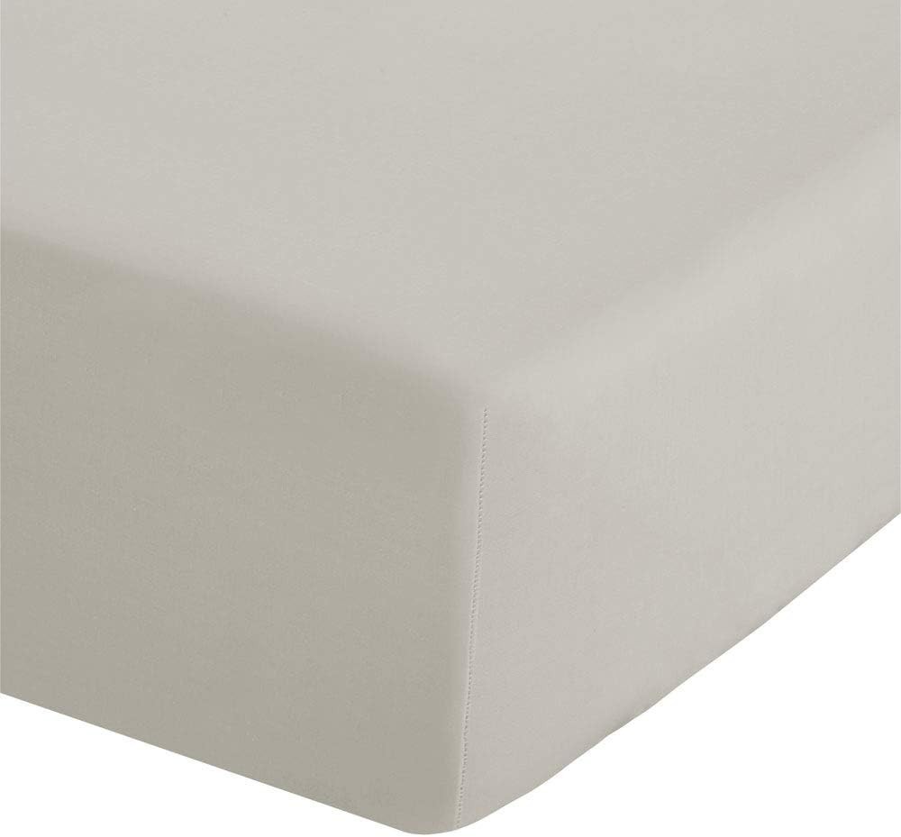 Catherine Lansfield Easy Iron Percale Super King Sheet Deep Fitted 2x1.85m New