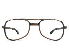 Vintage Tart Optical Eyeglasses Frame Buddie USA 5 3/4 Brown Copper 56-22-145