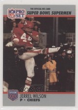 1990 Pro Set Super Bowl XXV Silver Anniversary Box Set Jerrel Wilson #119 2k2