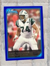 Nick Mangold 2006 Bowman Blue #274 Rookie Card RC /500 Jets