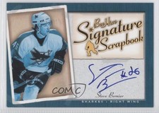 2005-06 Upper Deck Bee Hive Signature Scrapbook Steve Bernier #SS-BE Auto 0v1