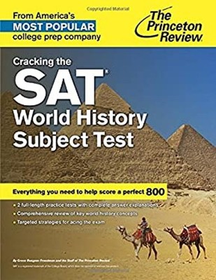 Cracking the SAT World History Subject Test Paperback Princeton R