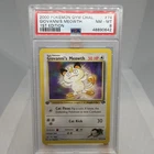 2000 Pokemon Gym Challenge #74 Giovanni's Meowth 1st Edition PSA 8 NM-MT