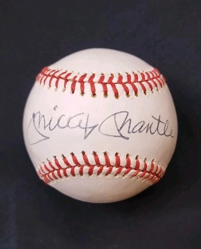 JSA MICKEY MANTLE SIGNED AUTOGRAPHED OFFICIAL MAJOR LEAGUE BASEBALL SPALDING NYY