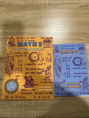 Teaching Textbooks Math 3 CD-ROM Set Homeschool Curriculum Grade Complete Discs