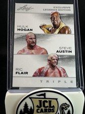 2024 Leaf - Hulk Hogan, Steve Austin, Ric Flair Exclusive Legends Edition Triple