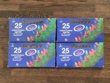 GKI 25 Bulb Indoor / Outdoor Light String Christmas Lights Set Of 2 - New In Box