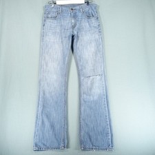 Levis 527 Jeans Mens W32 L34 Blue Cotton Bootcut Fit Wash Denim Pant Western Y2K