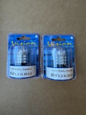 Vision X Hil-7443w White Led 7443 Bulbs Pair Reverse Turn Signal 360 Vision X Hil-7443w White Led 7443 Bulbs Pair Reverse Turn Signal 360