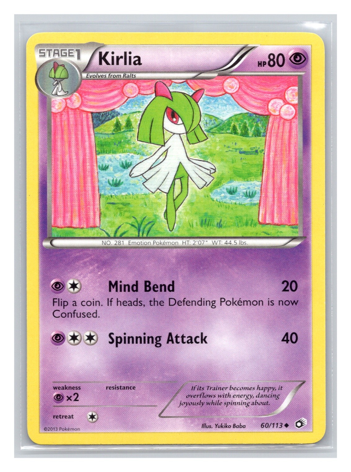 Kirlia BW Legendary Treasures Regular 60/113 LP