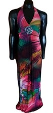 Enficus Studio Colourburst Maxi Dress Multi UK 10/12