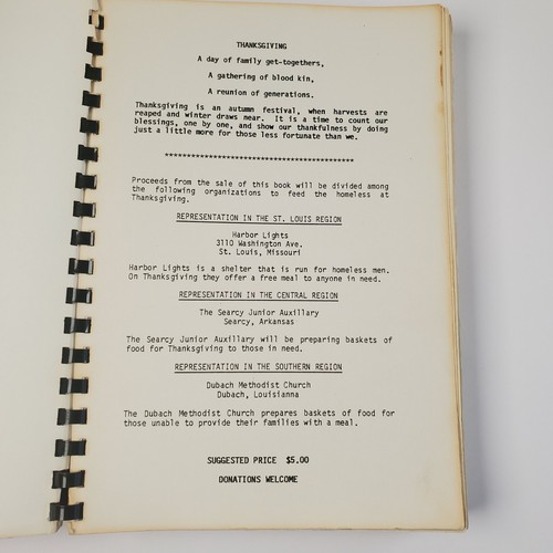 MRT's Family Recipes 1989 Cookbook Missouri Arkansas Louisiana Church Cookbook - Picture 2 of 7