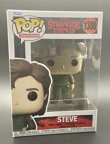 Funko Pop!  Stranger Things Steve #1300 Protector Included