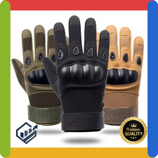 Tactical Gloves Knuckle Protection Gear For Army Paintball Airsoft Police Patrol