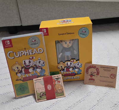 Cuphead Limited Edition Nintendo Switch PAL USK 12 iam8bit inkl. Figur & Karten