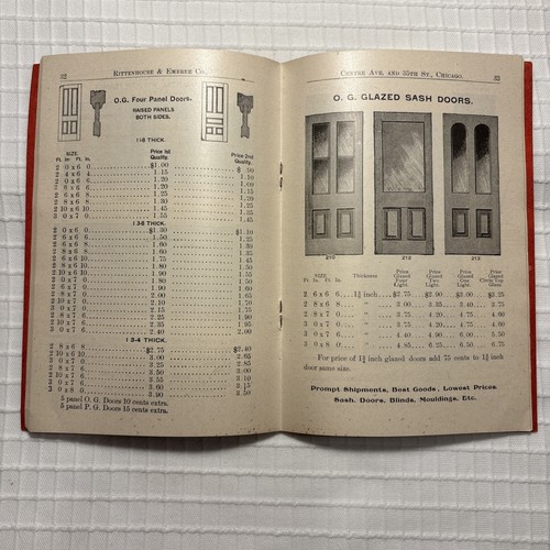 Rittenhouse & Embree Co. Wholesale Lumber and Millwork 1898 Price List - Bild 6 von 7