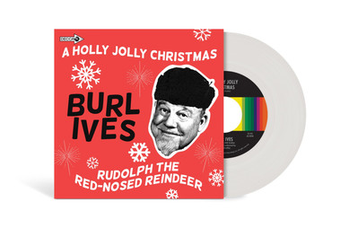 Burl Ives A Holly Jolly Christmas Snow White Single (Vinyl)