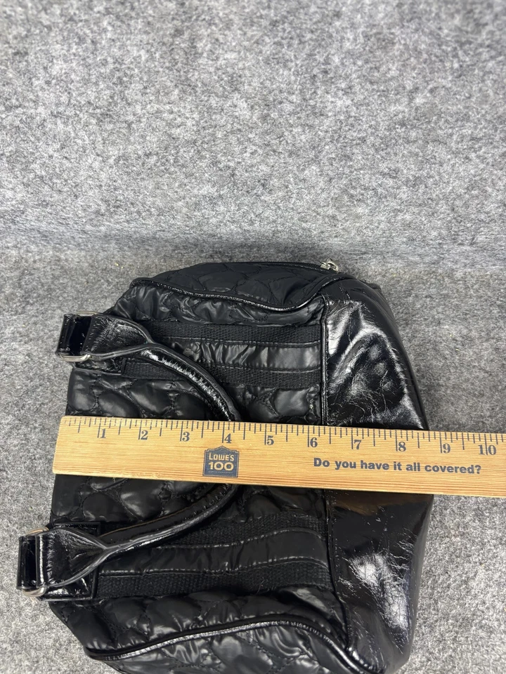 Betseyville by Betsey Johnson Satchel Bag Womens Quilted Heart Purse Handbag - Image 4 of 4