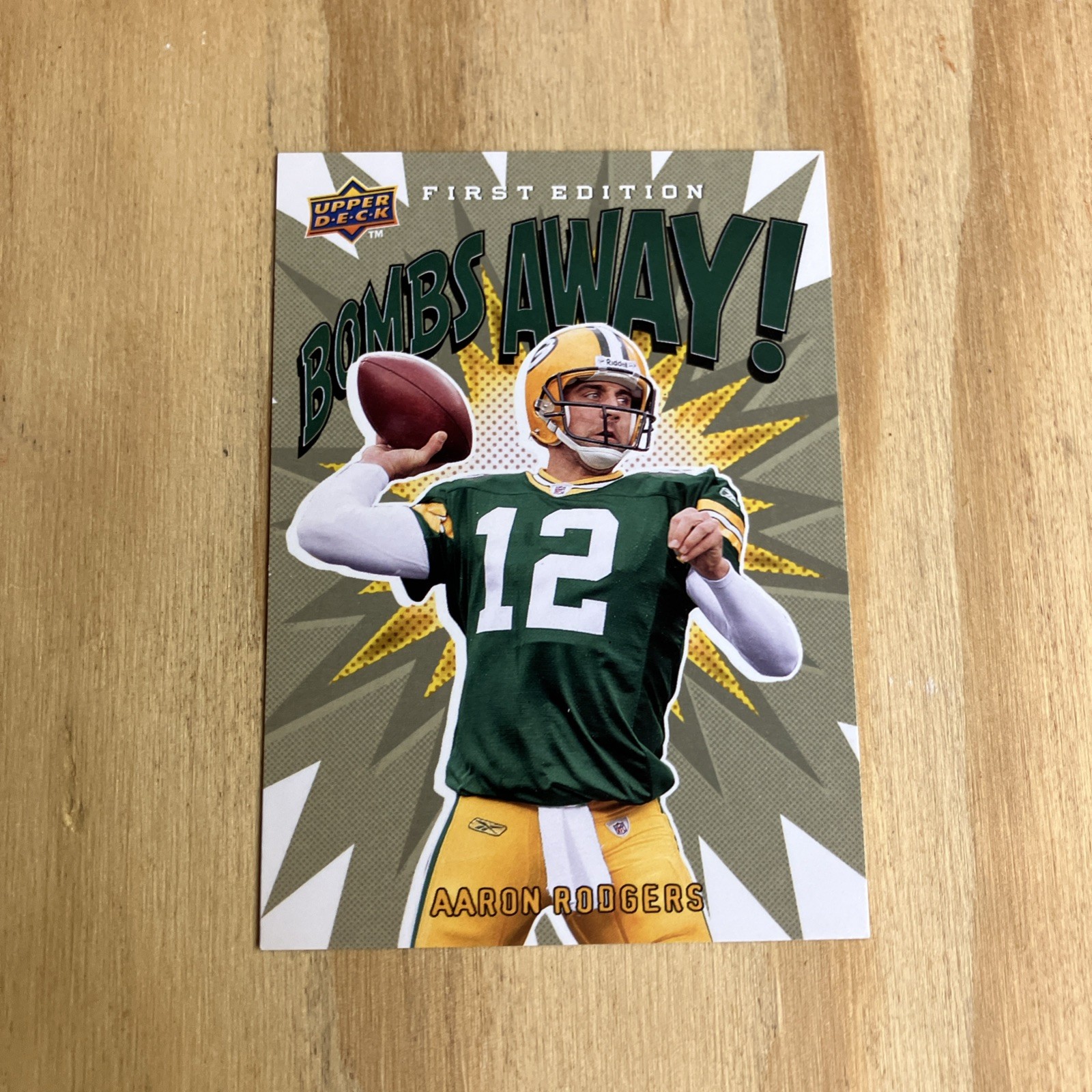 Aaron Rodgers 2009 Upper Deck 1st Edition Bombs Away