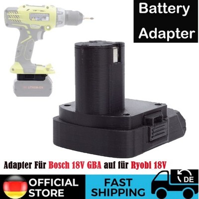 Akku-Adapter für Bosch 18V professional Li-ion Akku Auf für Ryobi 18V Werkzeuge