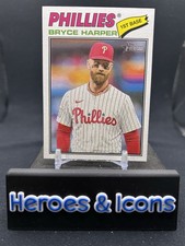 2026 Topps Heritage Bryce Harper #72 Philadelphia Phillies 🚨