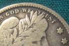1898-P Barber 90% Silver 25c-Circulated-2 Letters of Liberty Strong-VG-#175 — photo 3