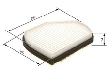 For BOSCH 1 987 432 001 PASS COMPARTMENT FILTER