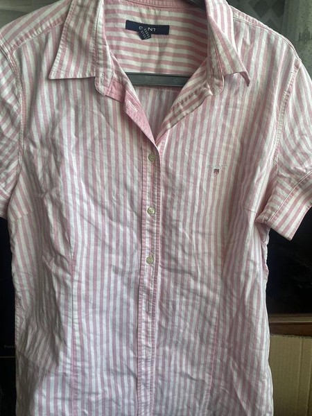 Women Gant Shirt White Cotton 46