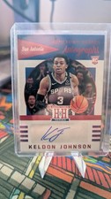 2019 Panini Chronicles Keldon Johnson Auto RC Rookie Hometown Heroes 