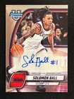 Solomon Ball 2024-25 Bowman University Chrome Autograph Auto Card #87