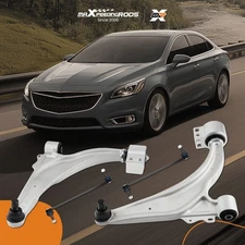 4x Front Lower Control Arms Sway Bar Kit For 2011-2015 Buick Verano Chevy Cruze