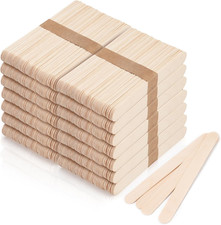 1200 Pieces Large Wooden Wax Sticks, 6-Inch Wood Waxing Sticks Wax Spatulas Appl