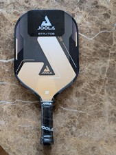 JOOLA Stratos Gold 10mm Pickleball Paddle 16in x 7.875in 8oz Black/Gold