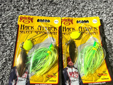 2 New STRIKE KING LURES 3/8oz HACK ATTACK Select SPINNERBAITS HAS38CW-211P