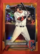 2025 Bowman Draft - Chrome Nolan Schubart #BDC-192 Orange Refractor /25