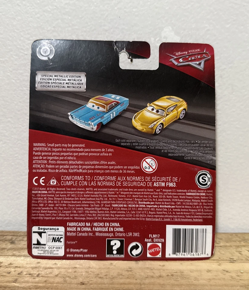 Coches metálicos Mattel Disney Pixar Mario Andretti #11 Scavenger Hunt Foto 2 de 4
