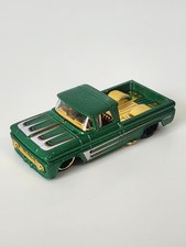 Hot Wheels 10 Pack Exclusive Custom 62 Chevy Pickup Metallic Green C10 See Flaws