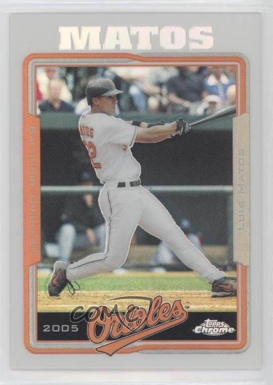 2005 Topps Chrome Refractor Luis Matos #152 n1u