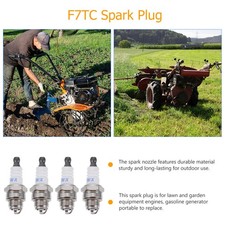  10 Pcs Lawn Mower Spark Nozzle Weeding Tool for Block Paving Plug Wire