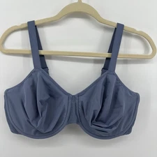 Wacoal Keep Your Cool Underwire Bra #855378 Size 40DDD Blue