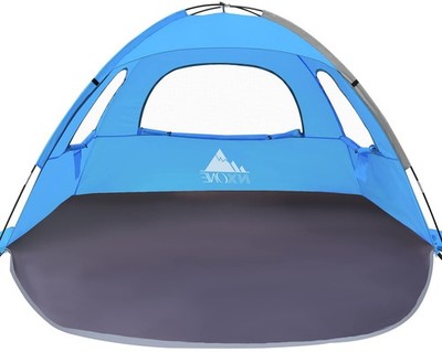 NXONE Beach Tent Sun Shade Shelter for 2-3 Person with UV 3 Person, Sky Blue