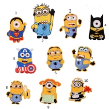 Minions Cartoon Minion Patch, Iron On/Sew On