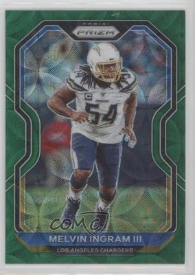 2020 Panini Prizm Green Scope Prizm 60/75 Melvin Ingram III #146 3c7