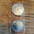 Two (2) 1 oz Silver Rounds - BuffaloHead/Bison - 2012