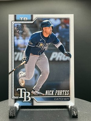 2026 Topps Series 2 Baseball #546 Nick Fortes, Tampa Bay Rays
